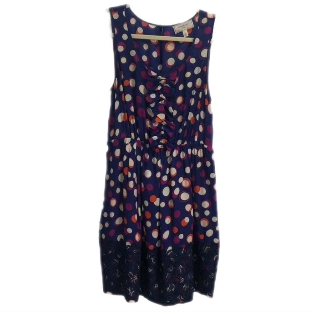Anthro Moulinette Soeurs silk royal dots dress 2
